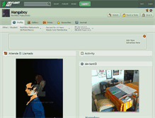 Tablet Screenshot of mangaboy.deviantart.com