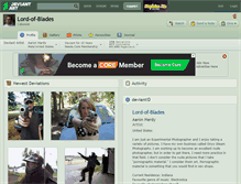 Tablet Screenshot of lord-of-blades.deviantart.com