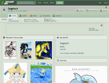 Tablet Screenshot of gogetajr.deviantart.com