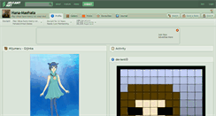 Desktop Screenshot of hana-maehata.deviantart.com