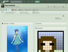 Tablet Screenshot of hana-maehata.deviantart.com