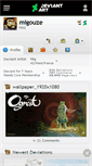 Mobile Screenshot of migouze.deviantart.com