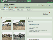 Tablet Screenshot of foxtrotphotography.deviantart.com