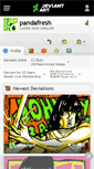 Mobile Screenshot of pandafresh.deviantart.com