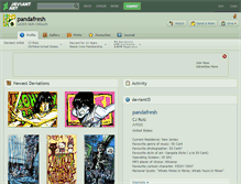 Tablet Screenshot of pandafresh.deviantart.com