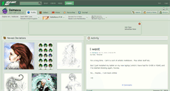 Desktop Screenshot of demasca.deviantart.com