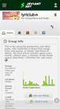 Mobile Screenshot of lyriclub.deviantart.com