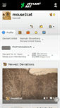 Mobile Screenshot of mouse2cat.deviantart.com