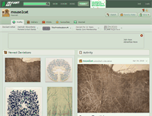Tablet Screenshot of mouse2cat.deviantart.com