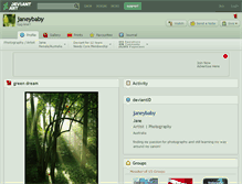 Tablet Screenshot of janeybaby.deviantart.com