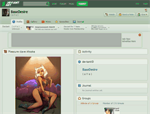 Tablet Screenshot of basedesire.deviantart.com