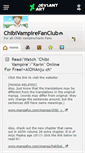 Mobile Screenshot of chibivampirefanclub.deviantart.com
