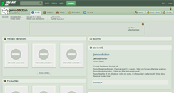 Desktop Screenshot of jensaddiction.deviantart.com