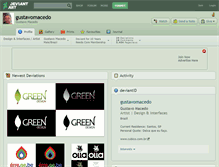Tablet Screenshot of gustavomacedo.deviantart.com