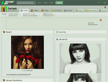 Tablet Screenshot of daniaah.deviantart.com