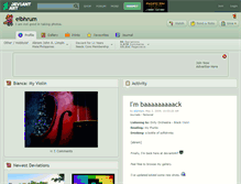Tablet Screenshot of eibhrum.deviantart.com
