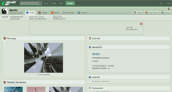 Desktop Screenshot of demix.deviantart.com
