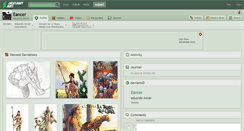 Desktop Screenshot of eancer.deviantart.com
