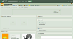 Desktop Screenshot of narutospoony.deviantart.com