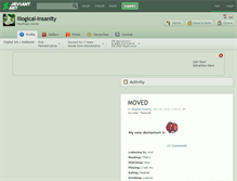 Tablet Screenshot of illogical-insanity.deviantart.com