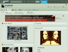 Tablet Screenshot of annanicola.deviantart.com
