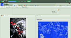 Desktop Screenshot of nicoblue.deviantart.com