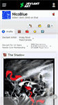 Mobile Screenshot of nicoblue.deviantart.com