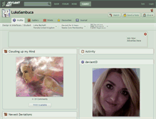 Tablet Screenshot of lukasambuca.deviantart.com