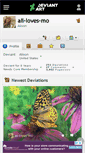 Mobile Screenshot of ali-loves-mo.deviantart.com