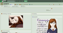 Desktop Screenshot of calistabelle.deviantart.com