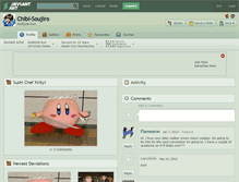 Tablet Screenshot of chibi-soujiro.deviantart.com