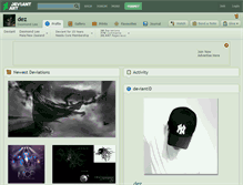 Tablet Screenshot of dez.deviantart.com