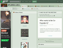 Tablet Screenshot of influenza-l4d2.deviantart.com