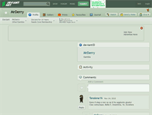Tablet Screenshot of mrderry.deviantart.com