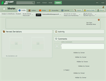 Tablet Screenshot of bburax.deviantart.com