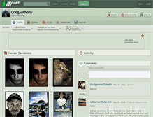 Tablet Screenshot of craiganthony.deviantart.com