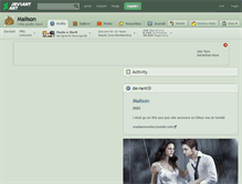 Tablet Screenshot of maiison.deviantart.com