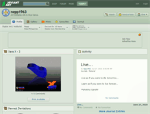 Tablet Screenshot of nepp1963.deviantart.com
