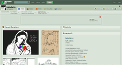 Desktop Screenshot of katadams.deviantart.com