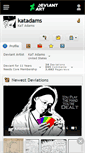 Mobile Screenshot of katadams.deviantart.com