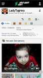 Mobile Screenshot of ladytygress.deviantart.com