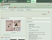 Tablet Screenshot of motoerhead.deviantart.com
