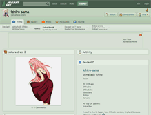Tablet Screenshot of ichiro-sama.deviantart.com