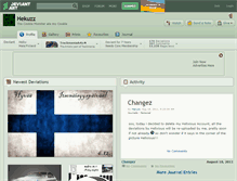 Tablet Screenshot of hekuzz.deviantart.com