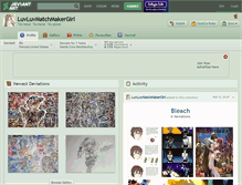 Tablet Screenshot of luvluvmatchmakergirl.deviantart.com