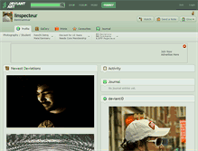 Tablet Screenshot of linspecteur.deviantart.com