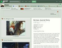 Tablet Screenshot of oission.deviantart.com