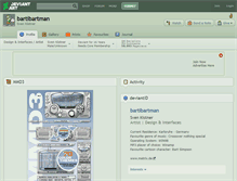Tablet Screenshot of bartibartman.deviantart.com