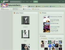 Tablet Screenshot of gypsyjesterbard.deviantart.com