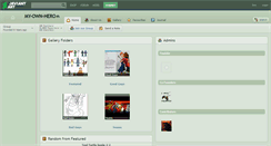 Desktop Screenshot of my-own-hero.deviantart.com